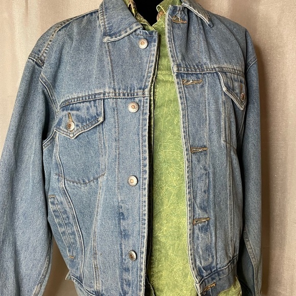 Old Navy Jackets & Blazers - 1990s Vintage Gap denim Absolut Vodka Promo Jacket small